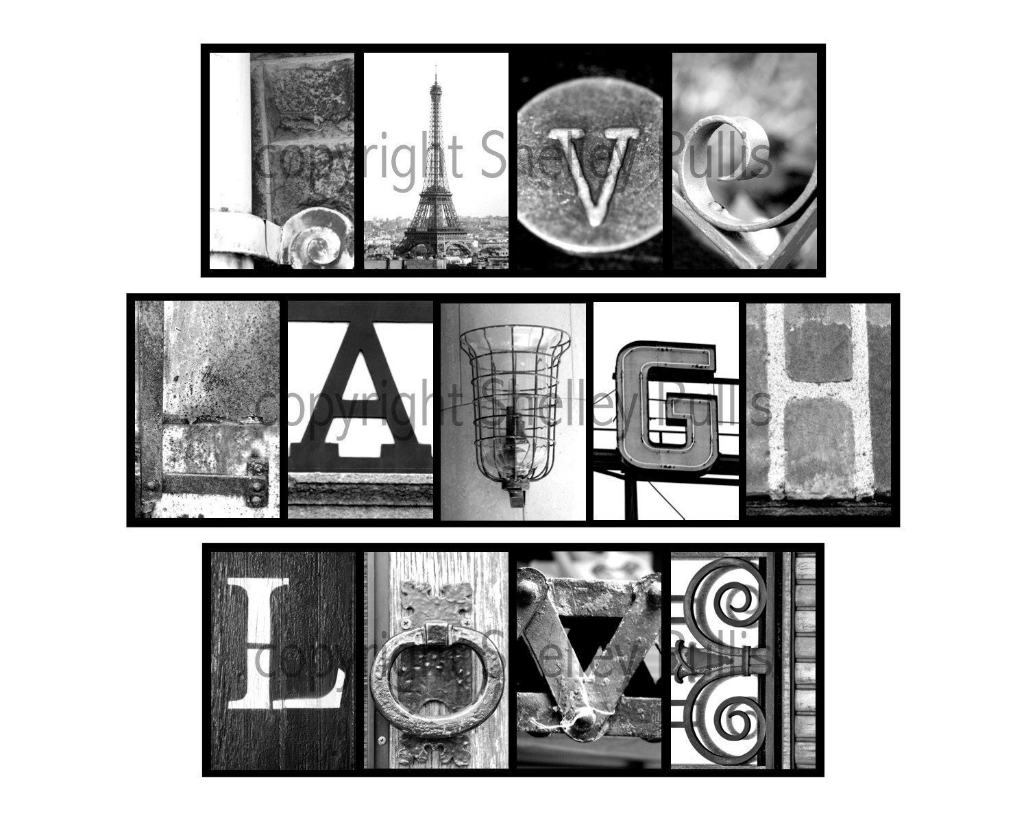 Alphabet Photo Art