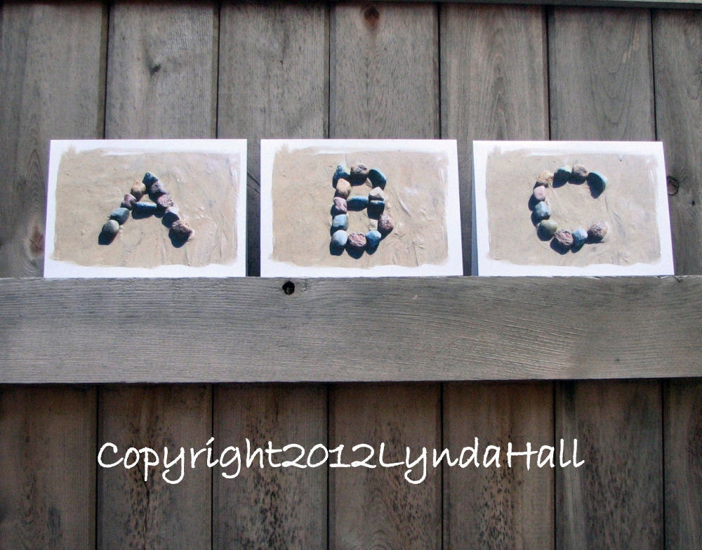 Alphabet Photography Beach Theme