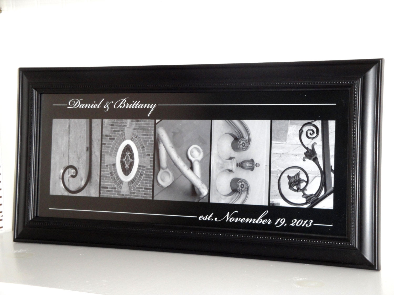 Alphabet Photography Framed Art