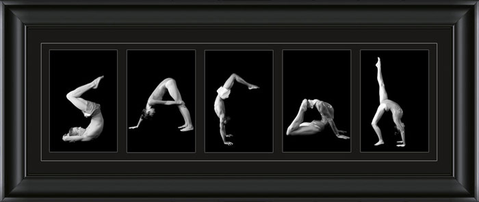 Alphabet Photography Framed Art