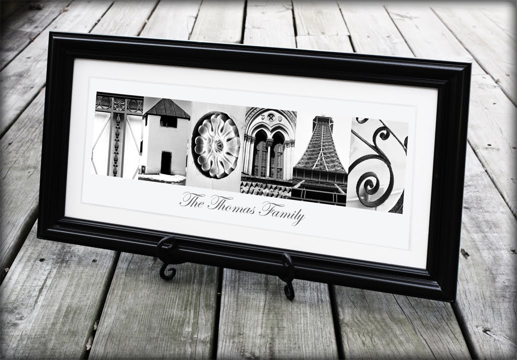 Alphabet Photography Frames