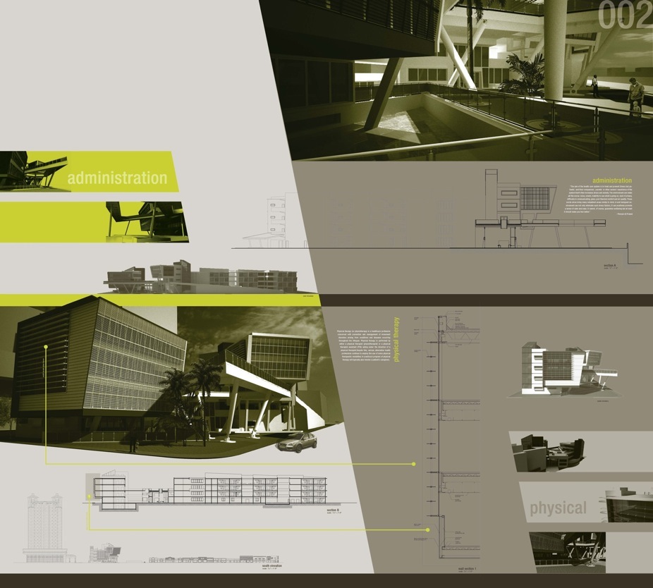 Architectural Presentation Board Layout