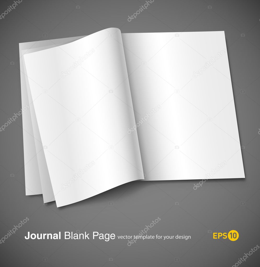 Blank Newspaper Layout Template