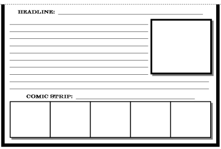 Blank Newspaper Template For Word