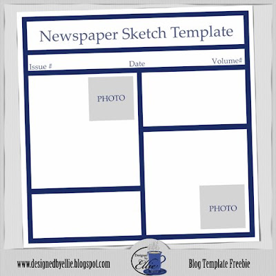 Blank Newspaper Template For Word