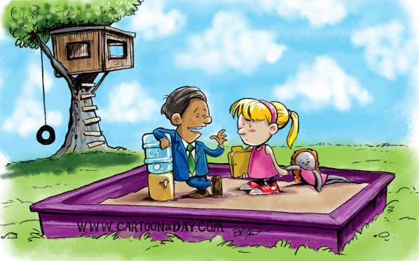 Cartoon Pictures Of Children Playing Outside