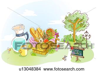 Children Playing In The Park Clipart