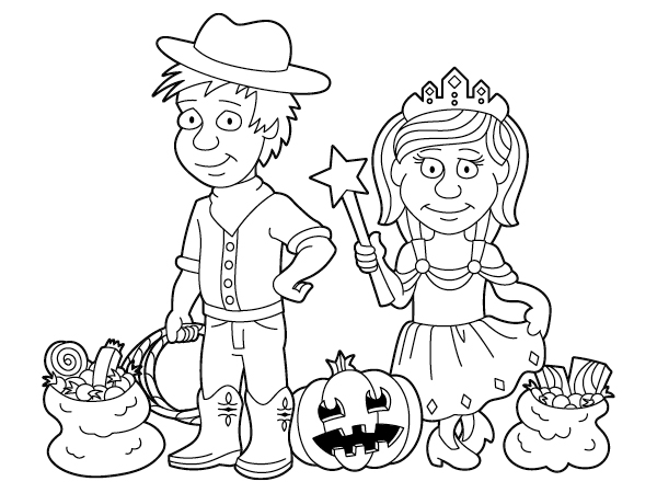 Children Playing In The Park Colouring Pages