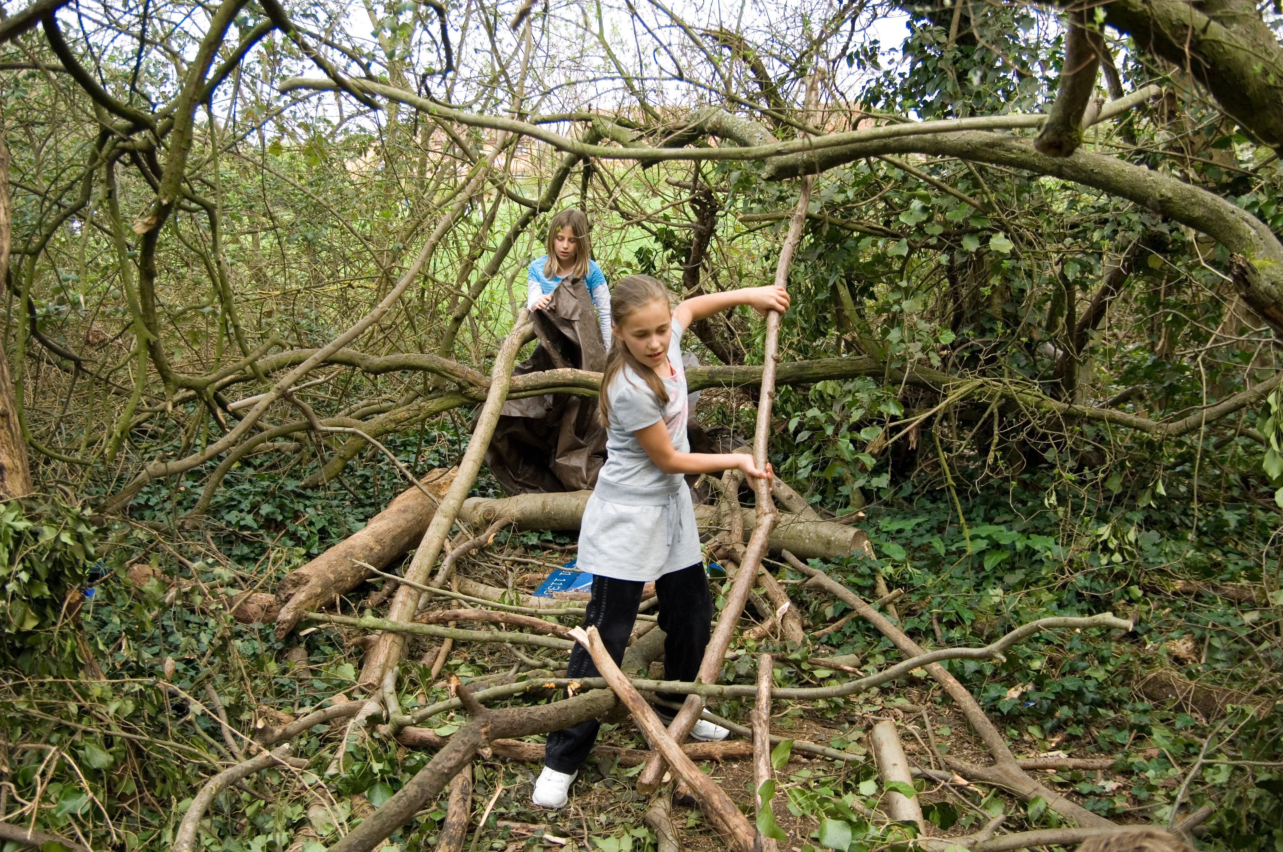 Children Playing Outside In The Park