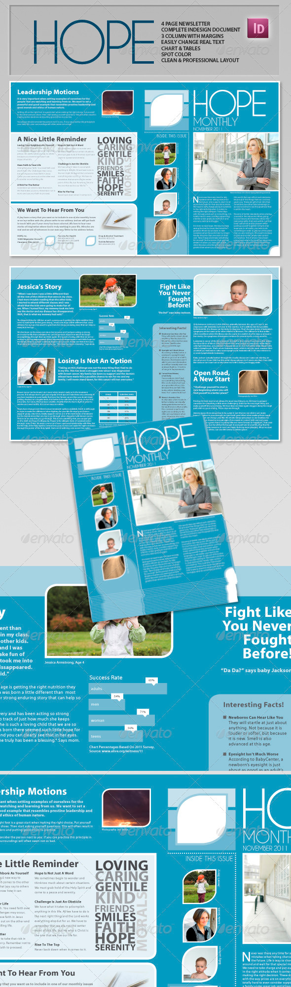 Corporate Newsletter Design Samples