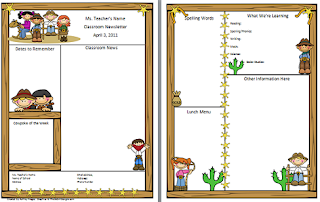 Cute Newsletter Templates For Teachers