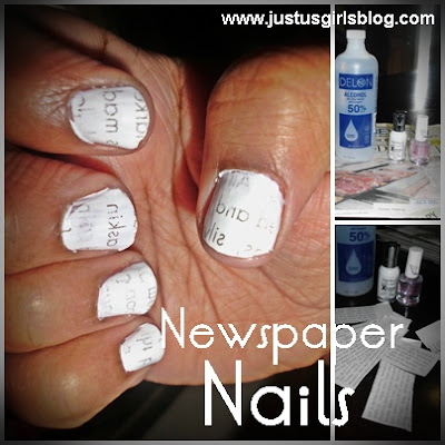 Diy Newspaper Nails