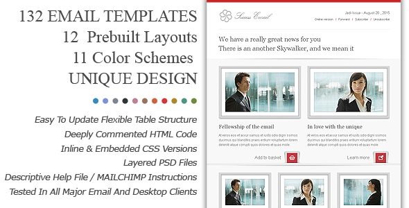 Email Newsletter Templates Psd