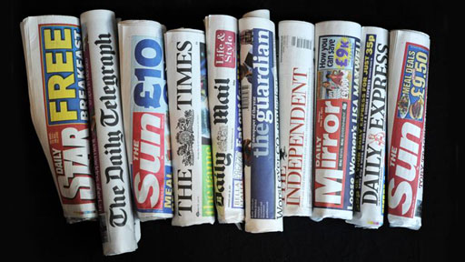 Famous Newspaper Headlines Uk