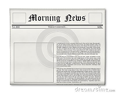 Front Page Newspaper Templates Free