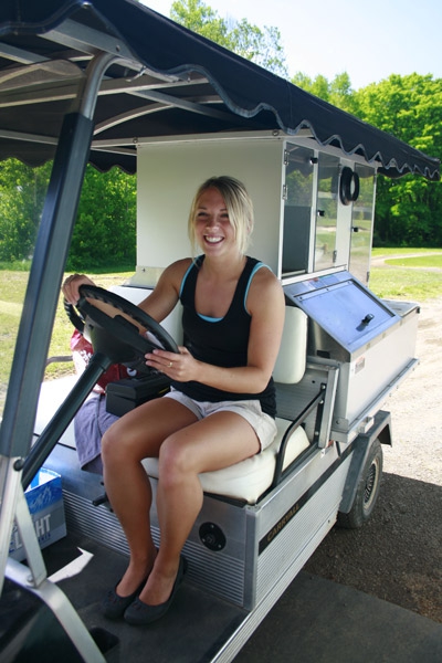 Golf Beer Cart Girls