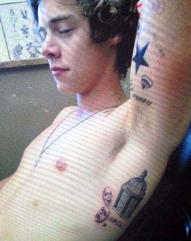 Harry Styles New Tattoo June 2012