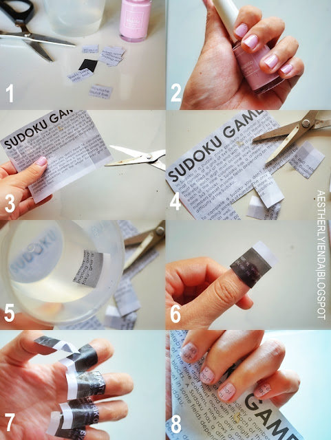 How To Do Newspaper Nails