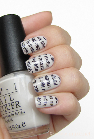 How To Do Newspaper Nails