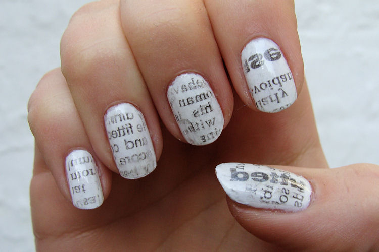 How To Do Newspaper Nails