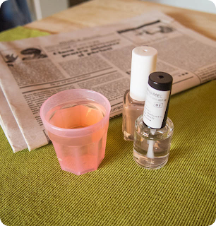 How To Do Newspaper Nails Without Alcohol