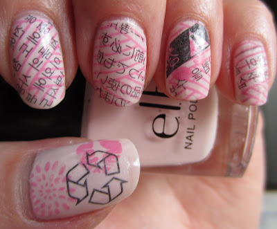 How To Do Newspaper Nails Youtube