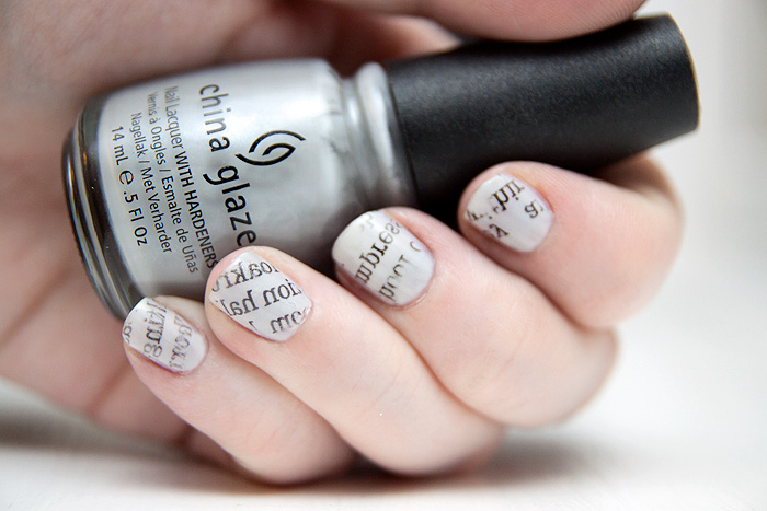 How To Make Newspaper Nails