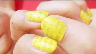 How To Make Newspaper Nails With Water