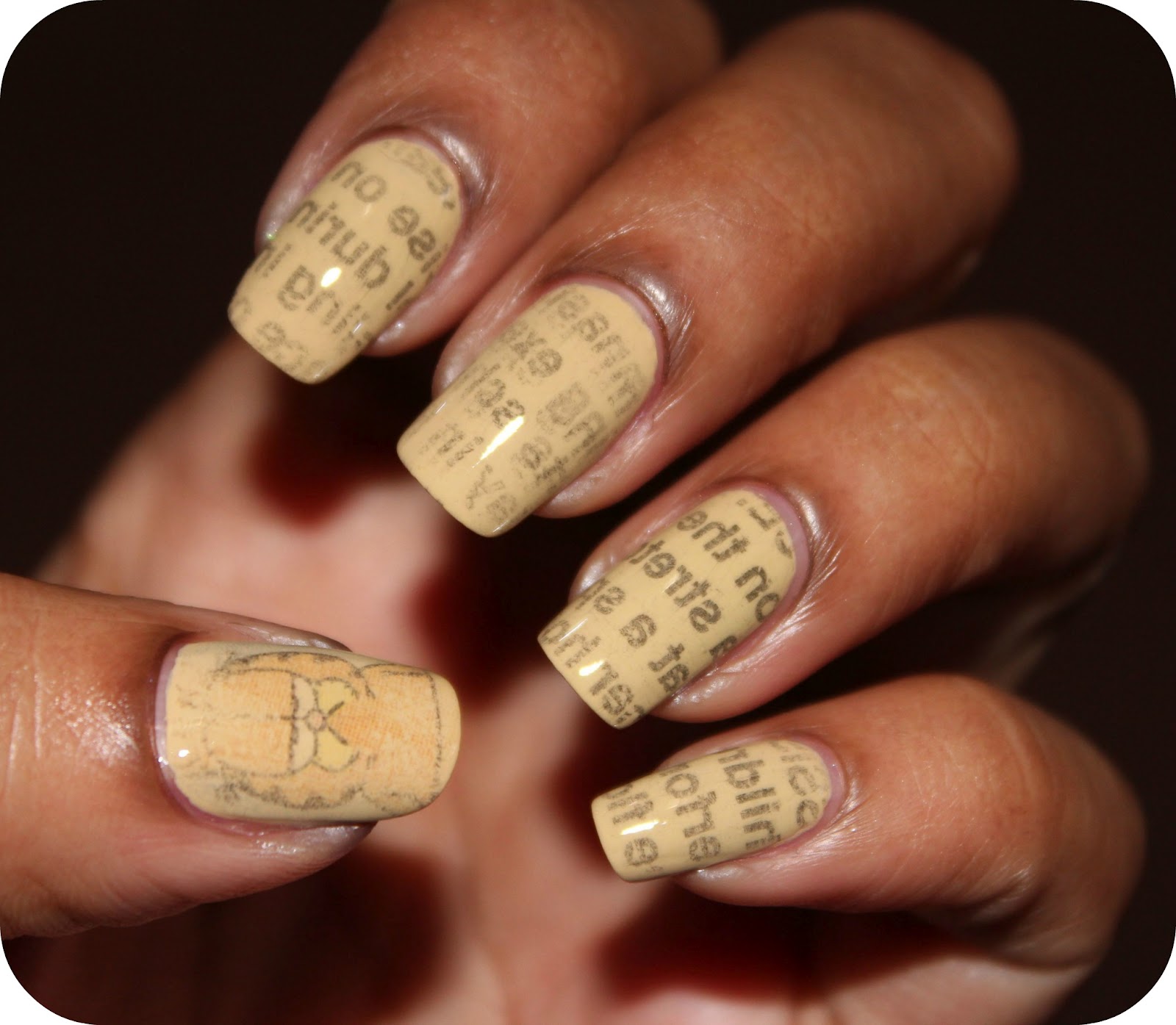 How To Make Newspaper Nails With Water