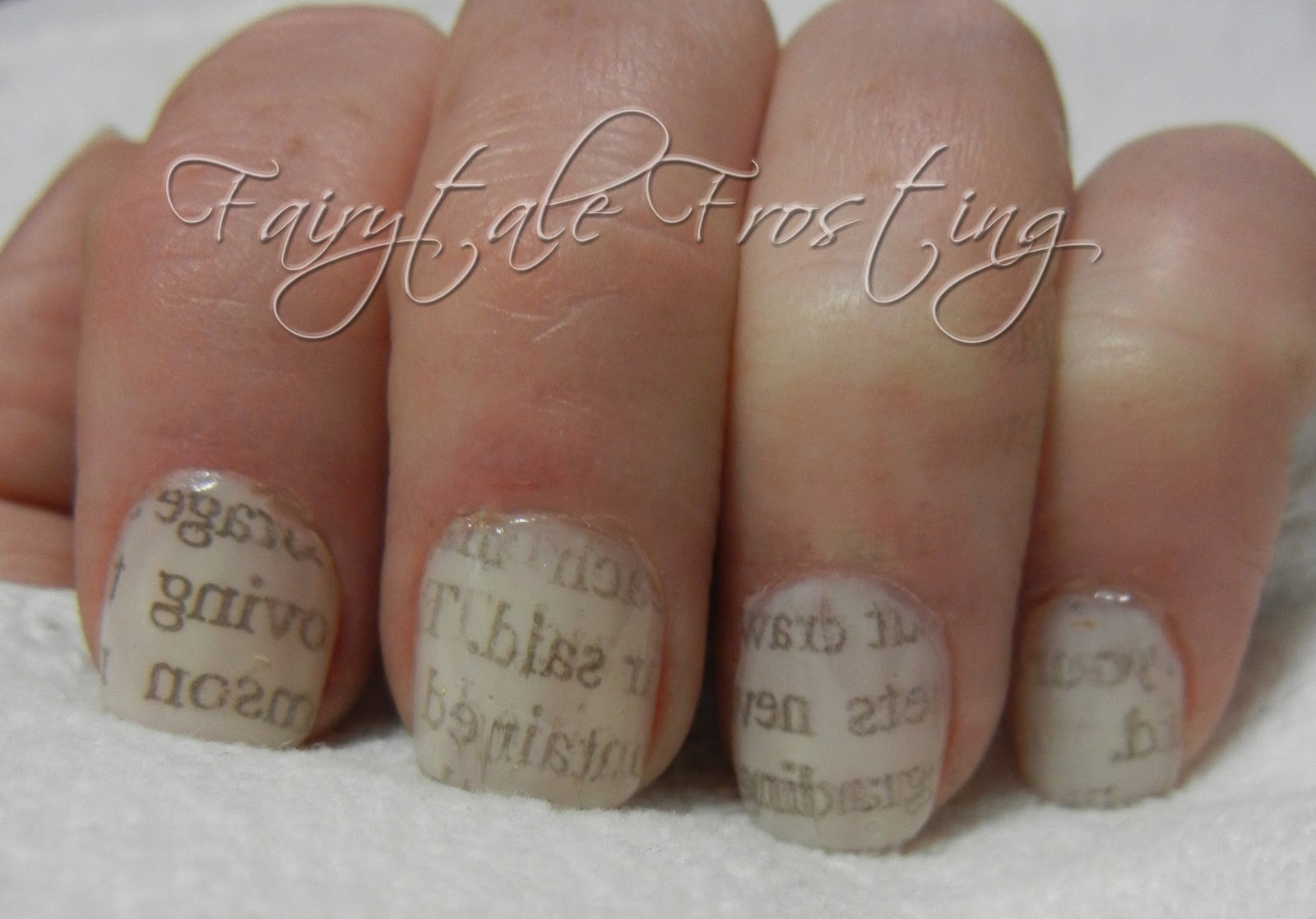 How To Make Newspaper Nails Without Newspaper