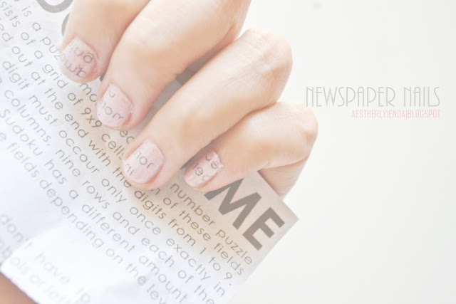 How To Make Newspaper Nails Without Newspaper