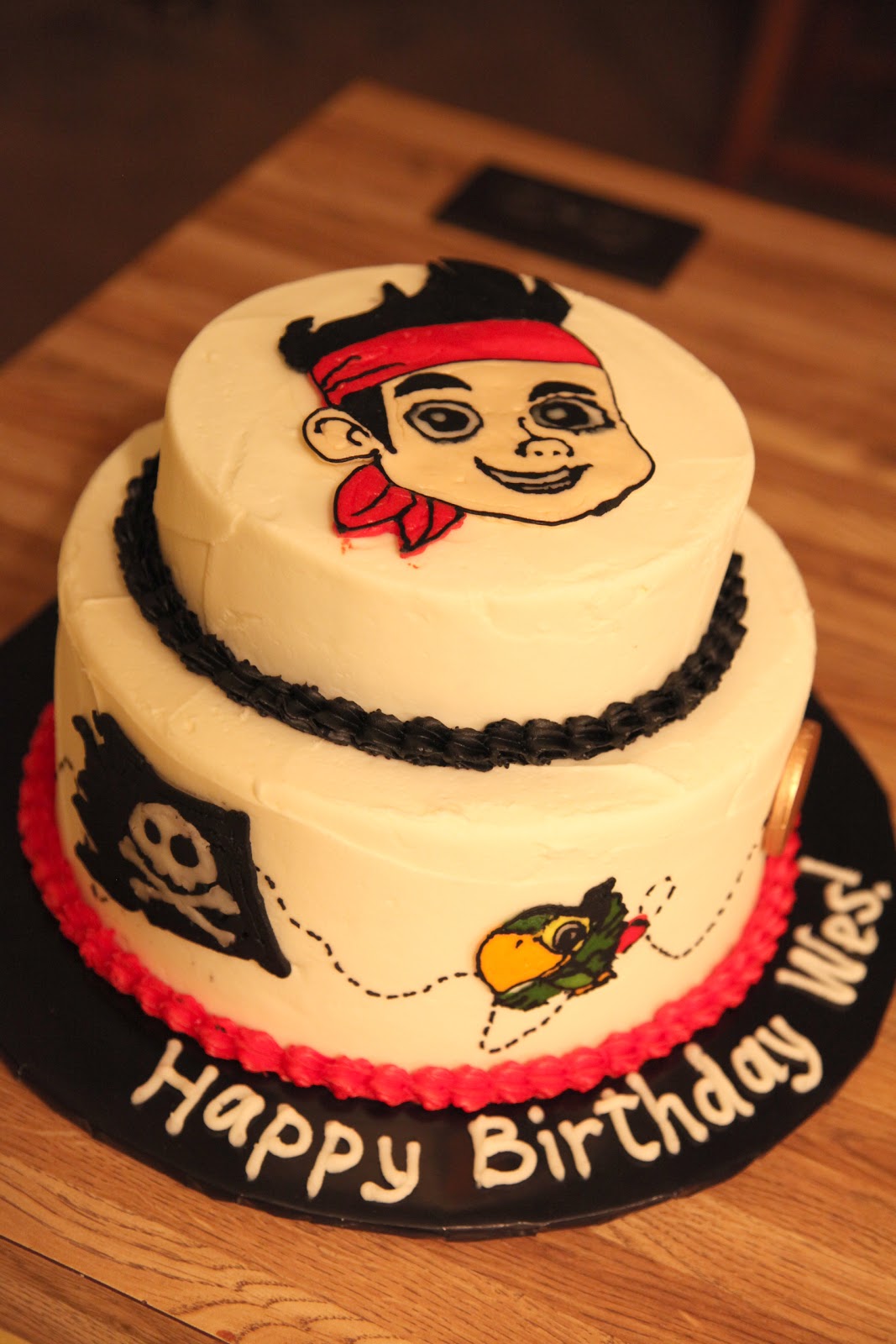 Jake And The Neverland Pirates Birthday Cake Decorations