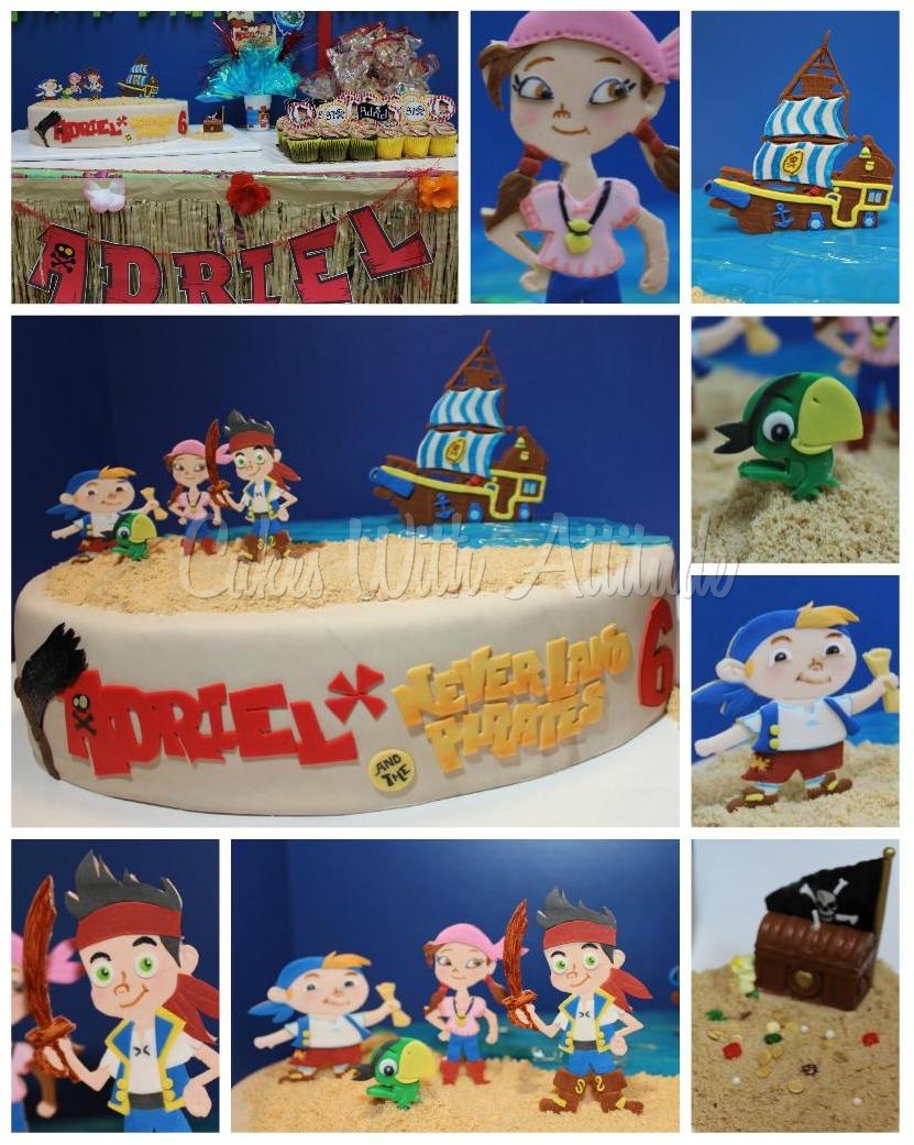 Jake And The Neverland Pirates Birthday Cake Decorations