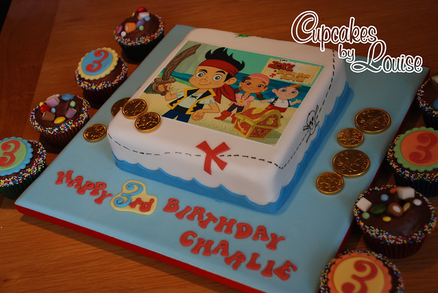 Jake And The Neverland Pirates Birthday Cake Decorations