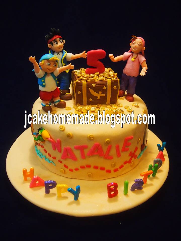 Jake And The Neverland Pirates Birthday Cake Decorations