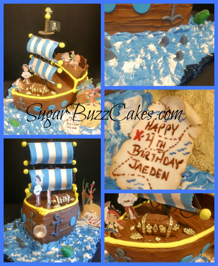 Jake And The Neverland Pirates Birthday Cake Decorations