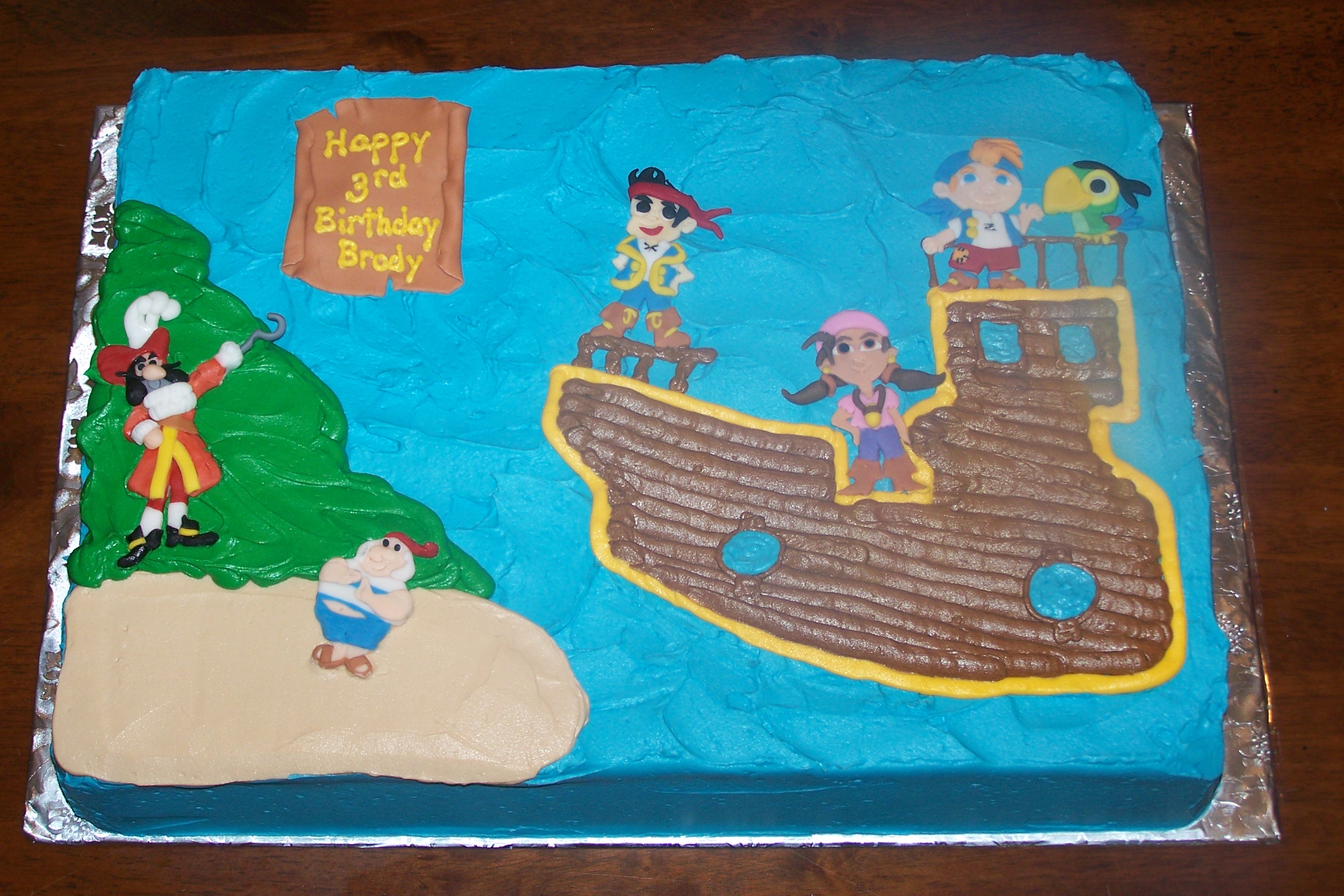 Jake And The Neverland Pirates Birthday Cake Ideas