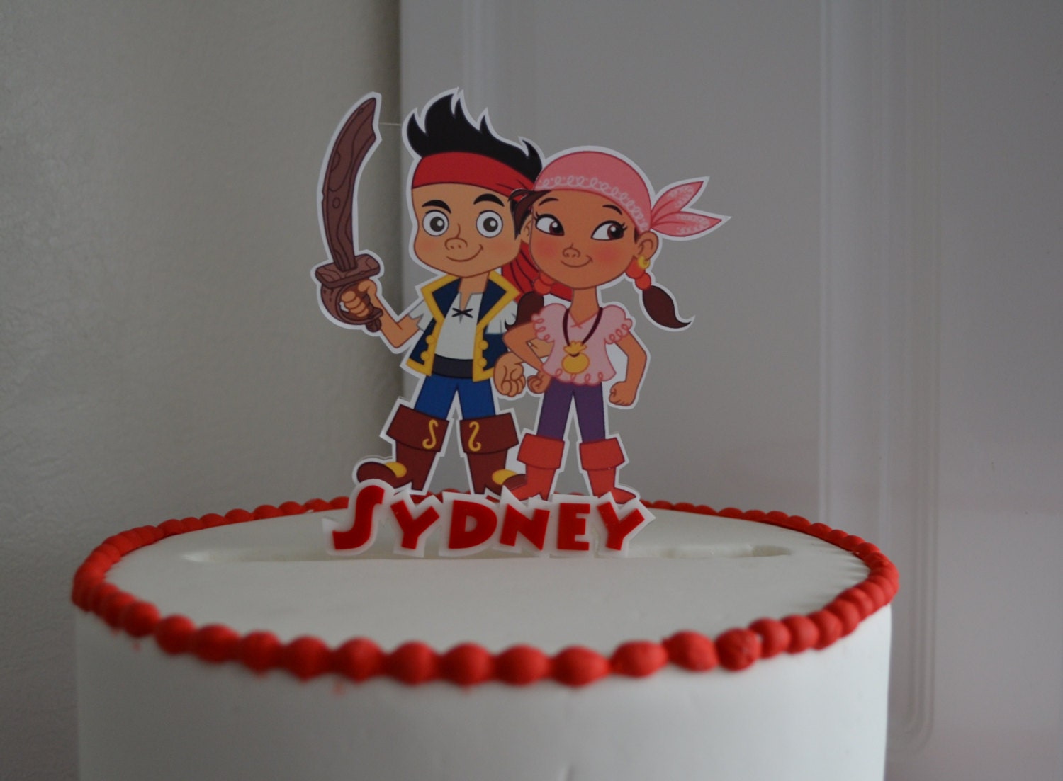 Jake And The Neverland Pirates Birthday Cake Topper