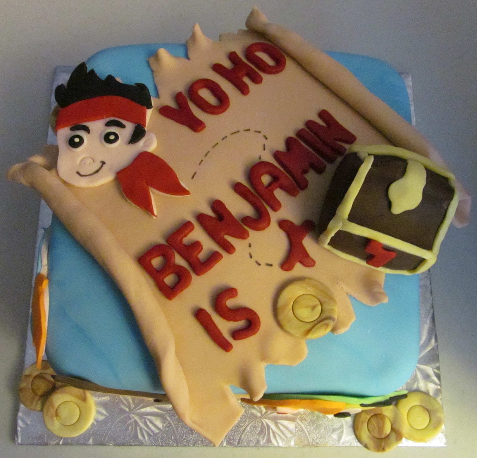 Jake And The Neverland Pirates Cake Designs