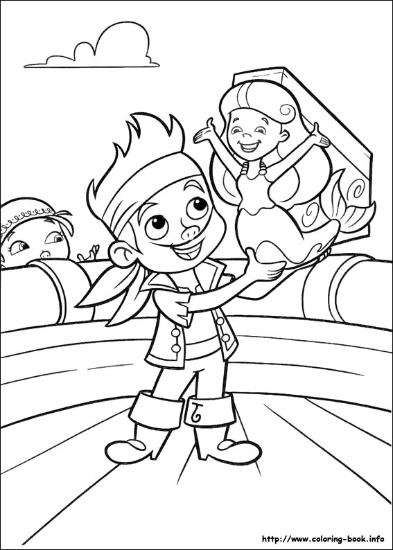 Jake And The Neverland Pirates Coloring Pages For Kids