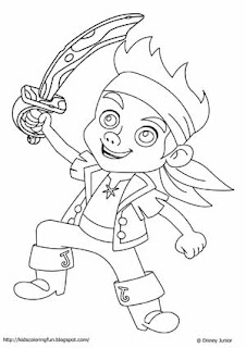 Jake And The Neverland Pirates Coloring Pages Free