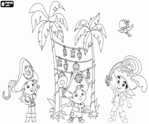 Jake And The Neverland Pirates Coloring Pages Online