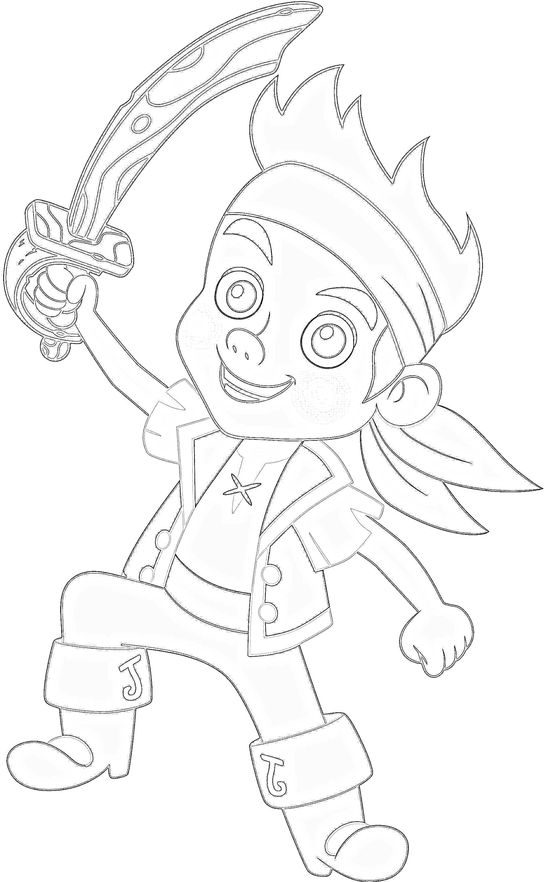 Jake And The Neverland Pirates Coloring Pages Online