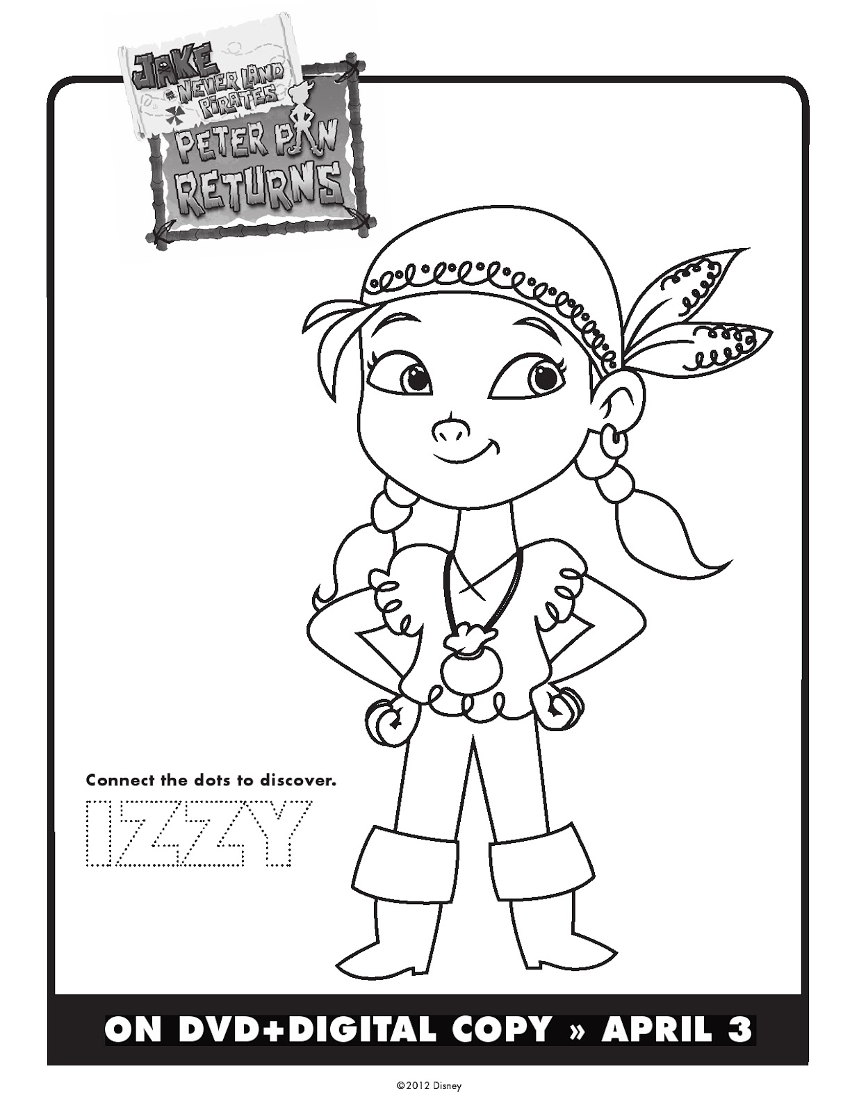 Jake And The Neverland Pirates Coloring Pages Online