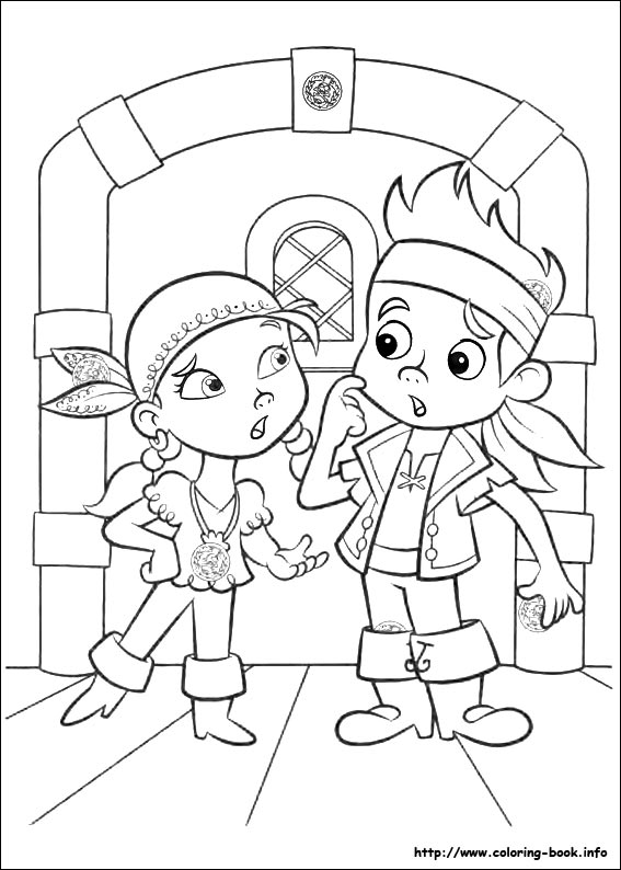 Jake And The Neverland Pirates Coloring Pages To Print