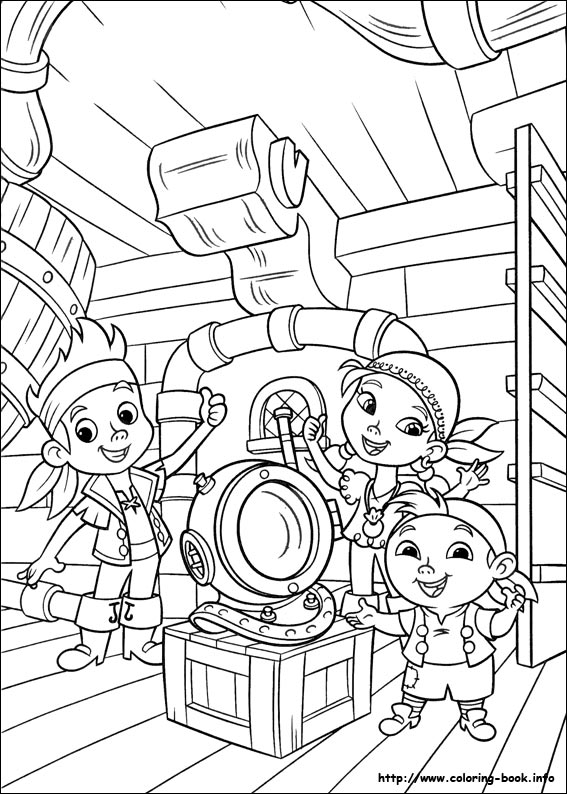 Jake And The Neverland Pirates Coloring Pages To Print