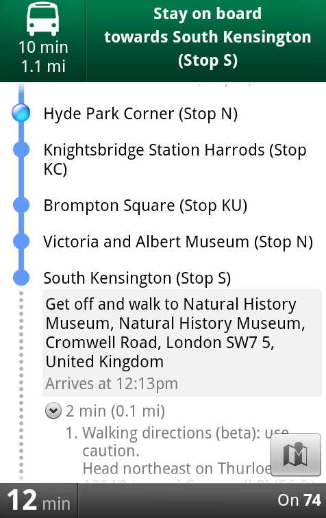 London Underground Tube Map Directions