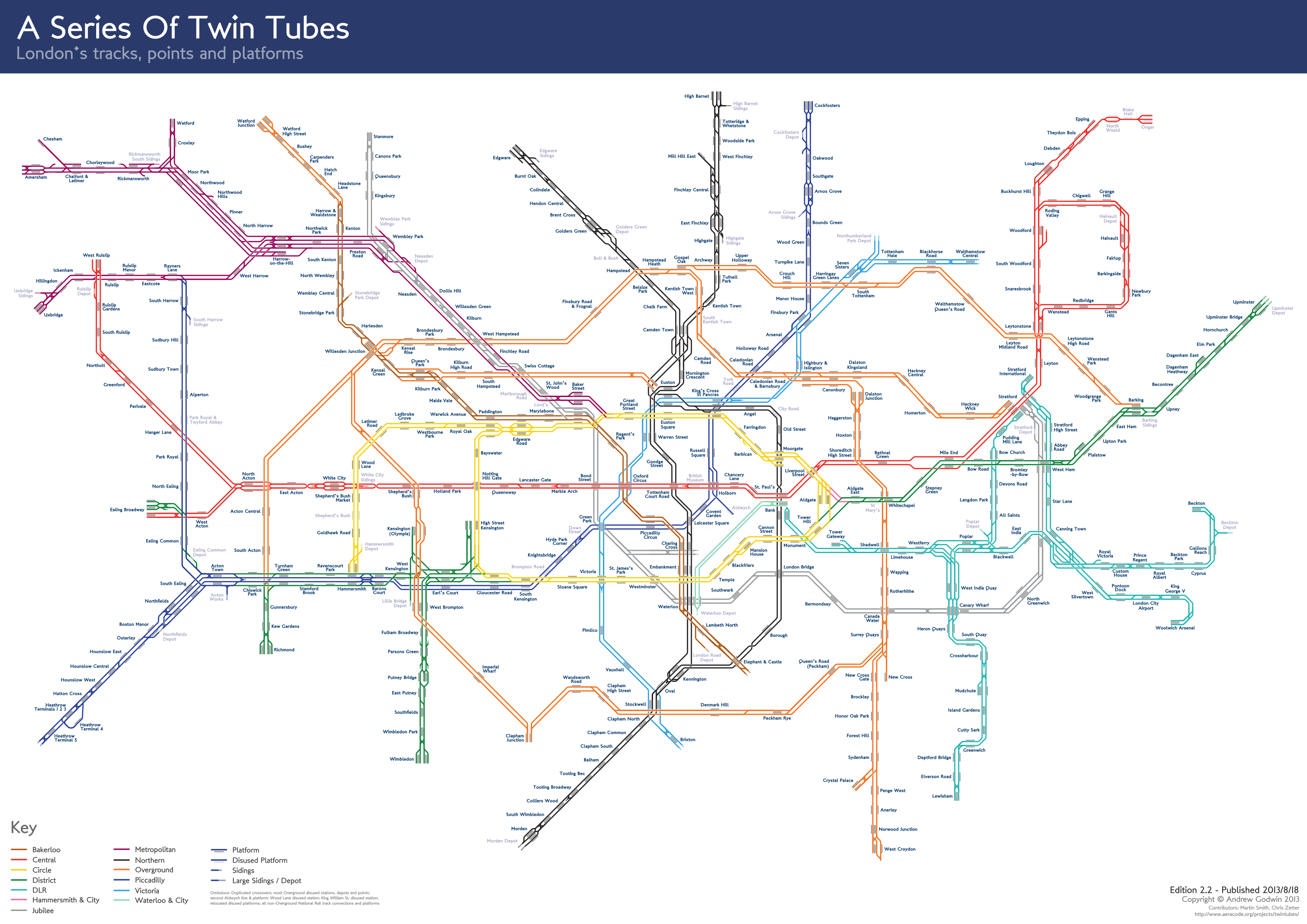 London Underground Tube Map Directions