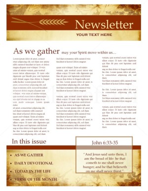 Newsletter Design Samples Free