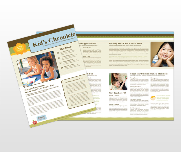 Newsletter Designs For School